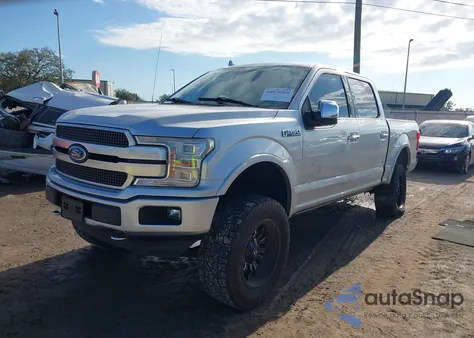 2019 Ford F-150 Platinum z USA, uszkodzony, nr VIN 1FTEW1E45KFC20174